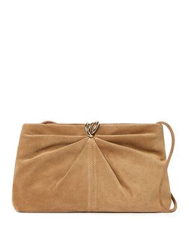 Loeffler Randall Loeffler Randall Corrine Small Gathered Suede Clutch