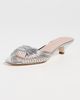 Loeffler Randall Loeffler Randall Dixie Strappy Kitten Sandals Silver - 2