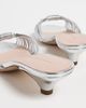 Loeffler Randall Loeffler Randall Dixie Strappy Kitten Sandals Silver - 4