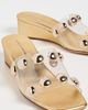 Loeffler Randall Loeffler Randall Enya Studded Wedges Light Gold/Champagne - 5