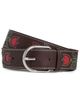 Loeffler Randall Loeffler Randall Gage Western Belt Espresso Vachetta With Tulips - 1