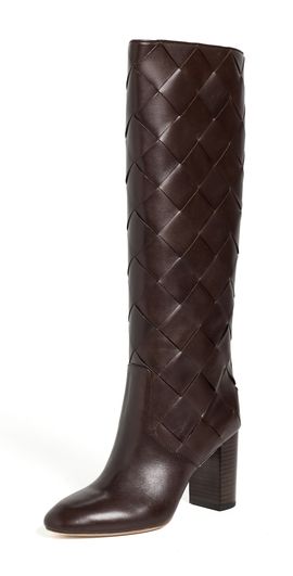 Loeffler Randall Loeffler Randall Goldy Woven Tall Boots Espresso