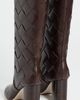 Loeffler Randall Loeffler Randall Goldy Woven Tall Boots Espresso - 4