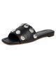 Loeffler Randall Loeffler Randall Hayes Studded Flat Sandals Black/Silver - 1