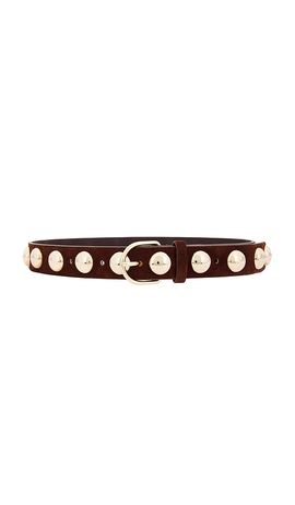 Loeffler Randall Loeffler Randall Issa Suede Champagne Hardware Belt