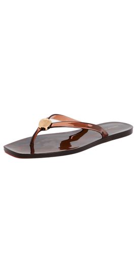 Loeffler Randall Loeffler Randall Jovie Jelly Flip Flops Brown