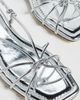 Loeffler Randall Loeffler Randall Karly Strappy Flat Sandals Silver - 6