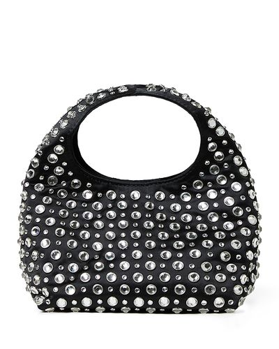 Loeffler Randall Loeffler Randall Kenzie Small Rhinestone Embellished Bucket Clutch