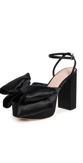 Loeffler Randall Loeffler Randall Kiki Bow Platforms Black