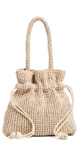 Loeffler Randall Loeffler Randall Kylie Drawstring Pouch Natural One