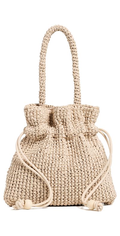 Loeffler Randall Loeffler Randall Kylie Drawstring Pouch Natural One