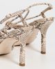Loeffler Randall Loeffler Randall Mareka Strappy Heels with Hardware Natural Snake - 4