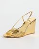 Loeffler Randall Loeffler Randall Marren Strappy Slingback Wedges Gold - 2