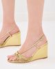 Loeffler Randall Loeffler Randall Marren Strappy Slingback Wedges Gold - 3