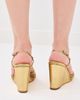 Loeffler Randall Loeffler Randall Marren Strappy Slingback Wedges Gold - 5