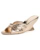 Loeffler Randall Loeffler Randall Marsy Angled Wedge Sandals Champagne - 1