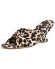 Loeffler Randall Loeffler Randall Marsy Angled Wedge Sandals Leopard - 1
