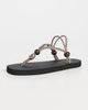 Loeffler Randall Loeffler Randall Mika Corded Sport Sandals Brown/Cream/Black - 2