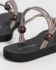 Loeffler Randall Loeffler Randall Mika Corded Sport Sandals Brown/Cream/Black - 4