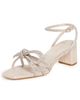 Loeffler Randall Loeffler Randall Mikel Leather Bow Mid-Heel Sandals Cappuccino 5.5 - 1
