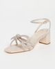 Loeffler Randall Loeffler Randall Mikel Leather Bow Mid-Heel Sandals Cappuccino 5.5 - 2