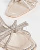 Loeffler Randall Loeffler Randall Mikel Leather Bow Mid-Heel Sandals Cappuccino 5.5 - 6