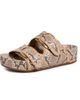 Loeffler Randall Loeffler Randall Nico Two Band Sandals Snake/Natural - 1