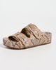 Loeffler Randall Loeffler Randall Nico Two Band Sandals Snake/Natural - 2