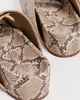 Loeffler Randall Loeffler Randall Nico Two Band Sandals Snake/Natural - 4