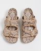 Loeffler Randall Loeffler Randall Nico Two Band Sandals Snake/Natural - 5