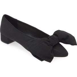 Loeffler Randall Loeffler Randall Noa Bow Pointed Toe Block Heel Pump