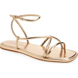 Loeffler Randall Loeffler Randall Noor Ankle Strap Metallic Sandal