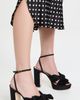 Loeffler Randall Loeffler Randall Pleated Platform Sandals Black - 3