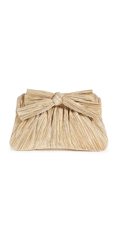 Loeffler Randall Loeffler Randall Rayne Pleated Frame Clutch Gold One