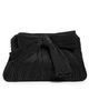 Loeffler Randall Loeffler Randall Rayne Pleated Frame Clutch with Bow Black One Size - 1