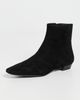 Loeffler Randall Loeffler Randall Siya Suede Flat Ankle Boots Black - 2