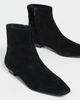 Loeffler Randall Loeffler Randall Siya Suede Flat Ankle Boots Black - 5