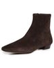 Loeffler Randall Loeffler Randall Siya Suede Flat Ankle Boots Tmoro - 1