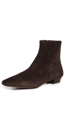 Loeffler Randall Loeffler Randall Siya Suede Flat Ankle Boots Tmoro