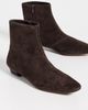 Loeffler Randall Loeffler Randall Siya Suede Flat Ankle Boots Tmoro - 5