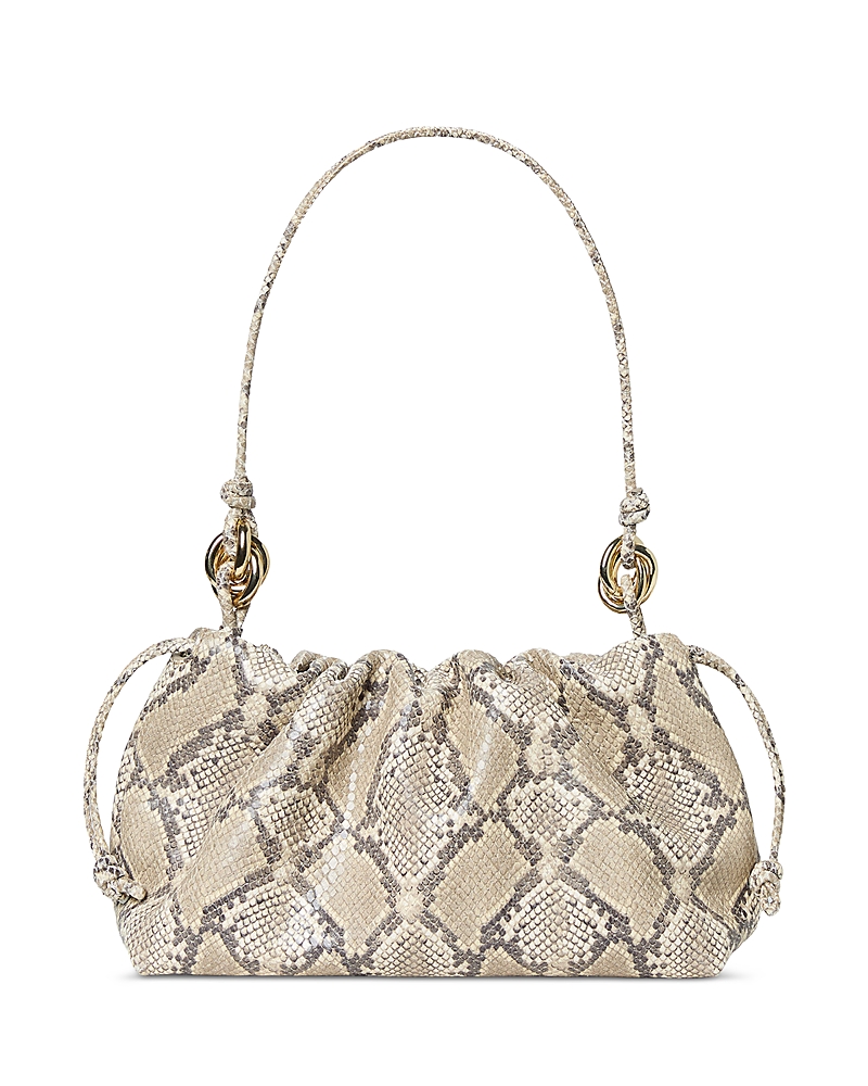 Loeffler Randall Loeffler Randall Snake Embossed Leather Shoulder Bag