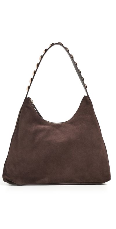 Loeffler Randall Loeffler Randall Stassie Studded Slouchy Suede Shoulder Bag Tmoro One
