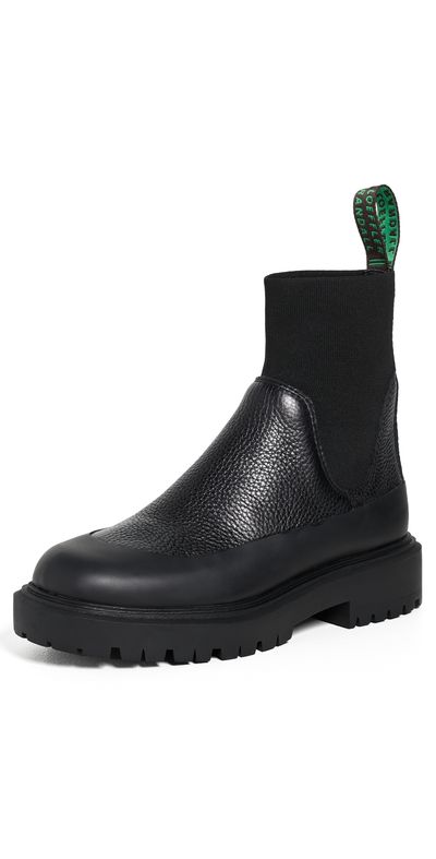 Loeffler Randall Loeffler Randall Suri Black Leather Chelsea Boots Black