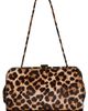 Loeffler Randall Loeffler Randall Zella Covered Frame Clutch Brushed Leopard One - 1