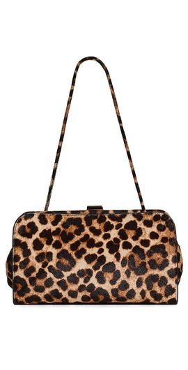Loeffler Randall Loeffler Randall Zella Covered Frame Clutch Brushed Leopard One