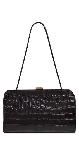 Loeffler Randall Loeffler Randall Zella Covered Frame Clutch Ebony One