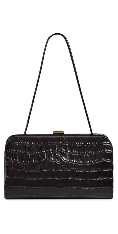 Loeffler Randall Loeffler Randall Zella Covered Frame Clutch Ebony One