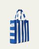 Loeffler Randall Sol Striped Crochet Raffia Tote Bag - 2