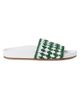 Loeffler Randall Women's Henri Crochet Raffia Slide Sandals - 1