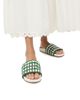 Loeffler Randall Women's Henri Crochet Raffia Slide Sandals - 6